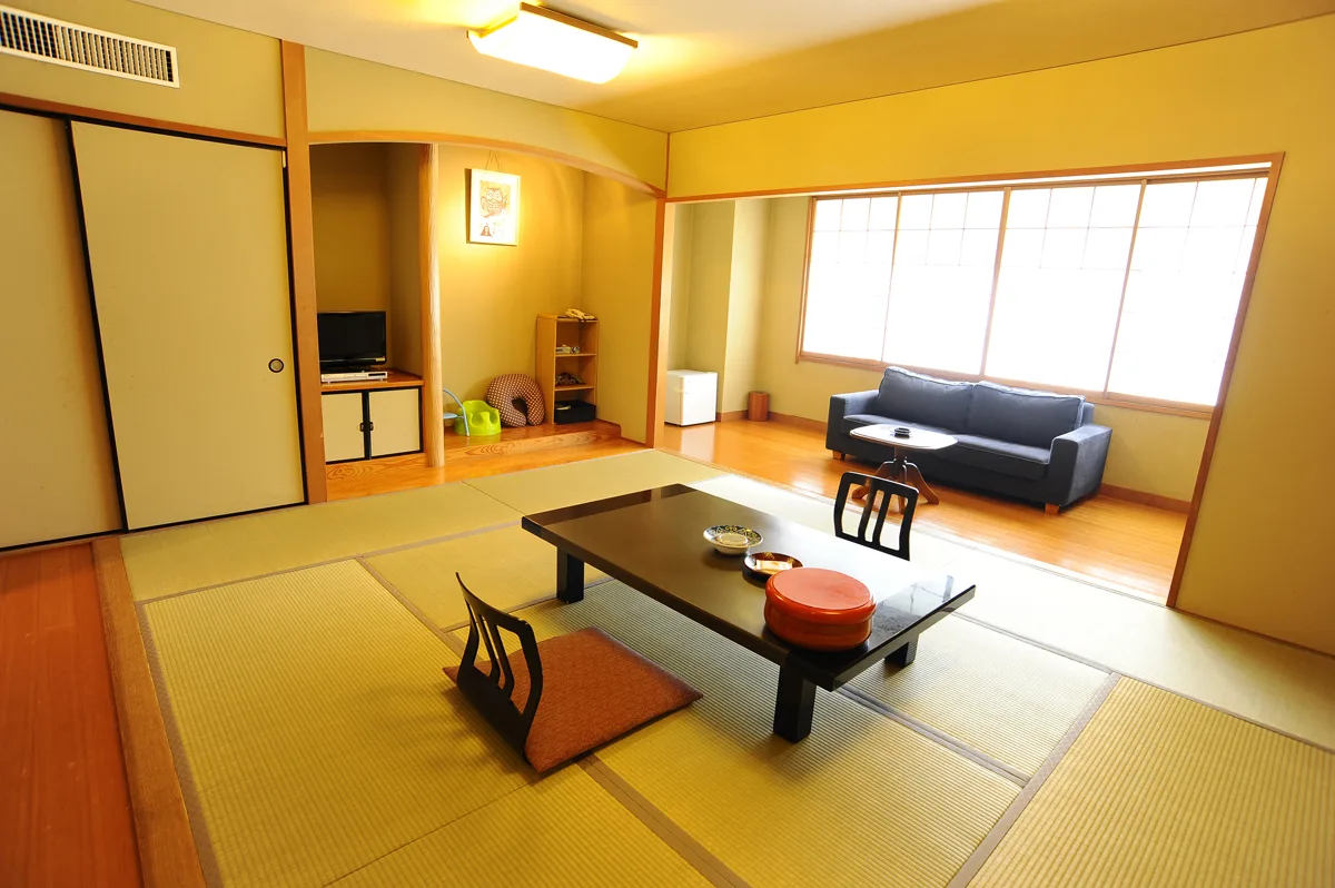 福善旅館(旅館ふくぜん) Welcome Baby Room,10畳加4.5畳小房配置