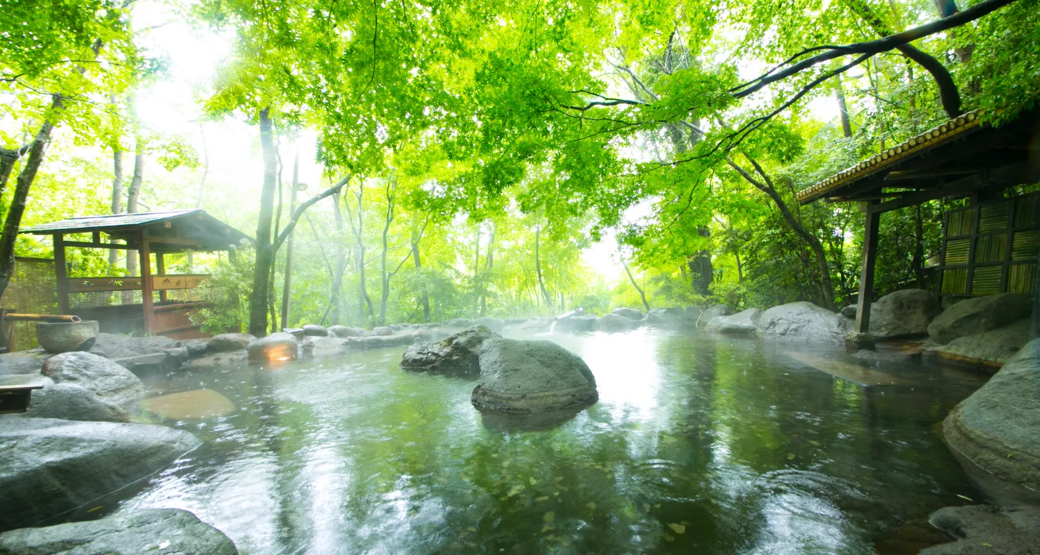 由布院山中獨立別館(離れ)溫泉旅館比較設施照片1