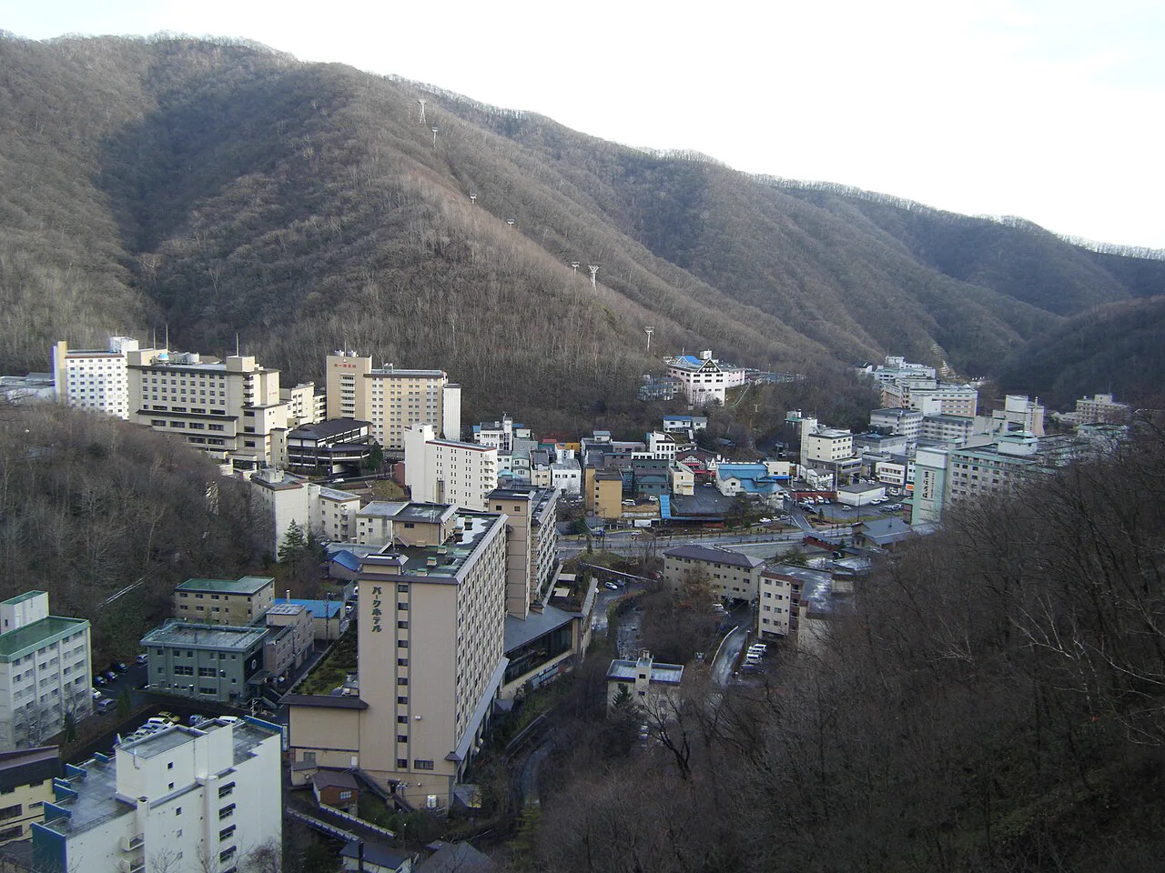 登別溫泉代表性溫泉景觀