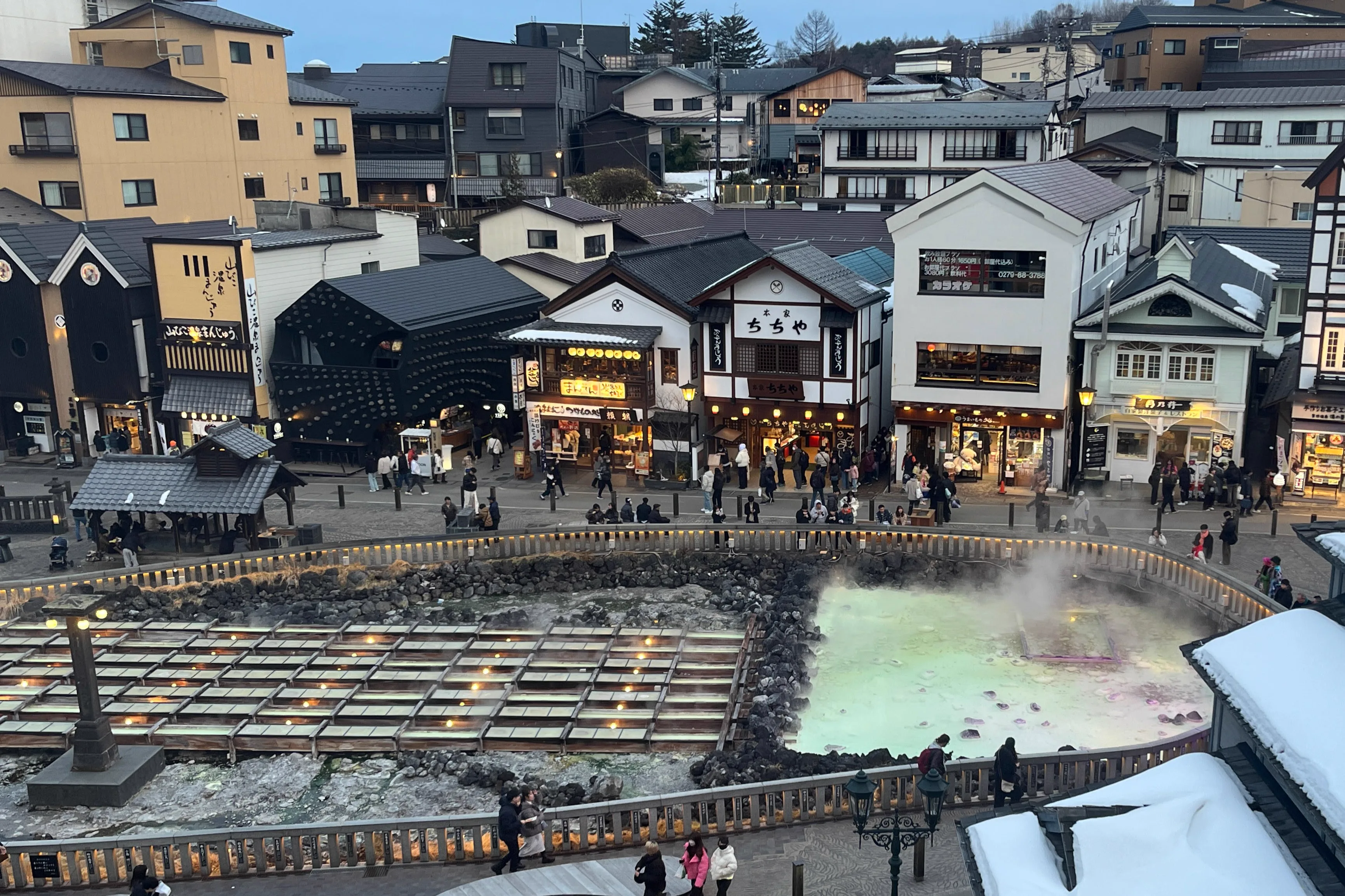 伊香保溫泉代表性溫泉景觀