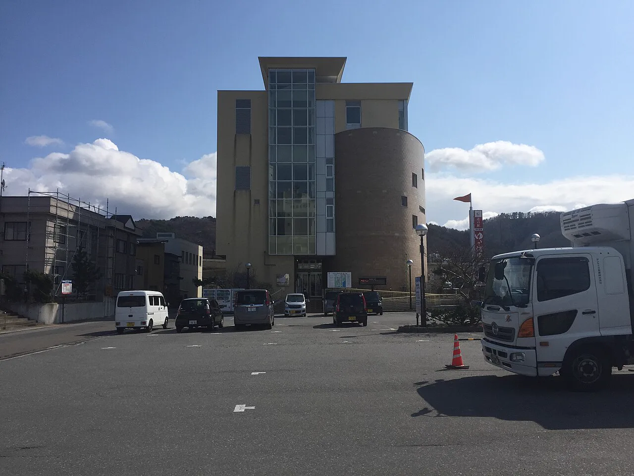 East entrance to Asamushi Onsen roadside station