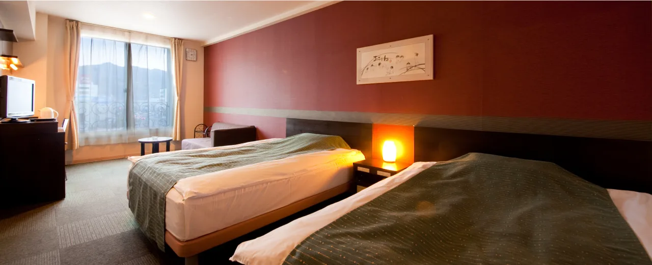 Hotel Aile南向Twin海景客房與兩張寬床